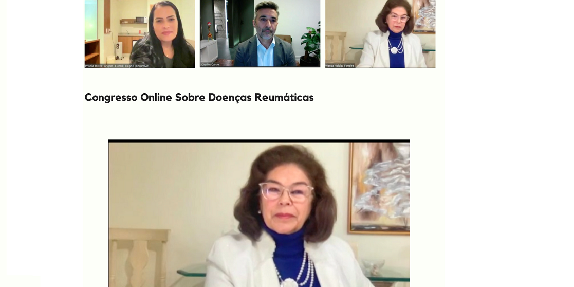 Congresso Online Doenças Reumáticas